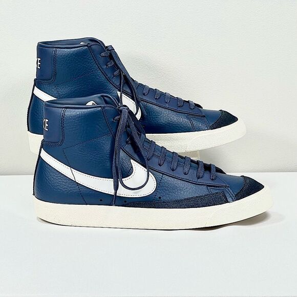 Nike Blazer Mid '77 Vintage Thunder Blue Sneakers Men's Size 11.5 - Picture 1 of 9